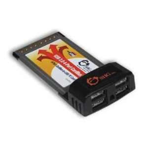  SIIG JU PCM422 USB 2.0 4 Port CardBus Electronics