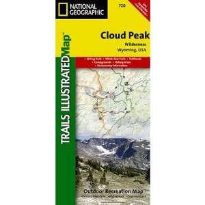 Cloud Peak Wilderness Map 