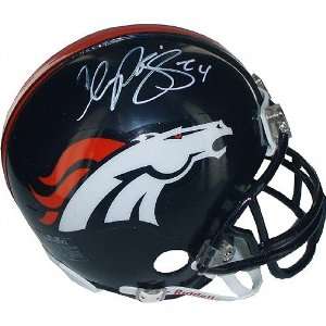  Champ Bailey Denver Broncos Autographed Mini Helmet 