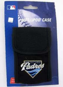   MLB Padres Baseball Embroidered Nylon  iPOD Music Carrying Case NEW