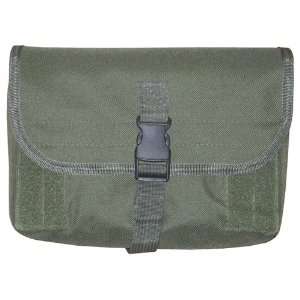 OD Green MOLLE Gas Mask/Drum Magazine Airsoft Tactical Pouch:  