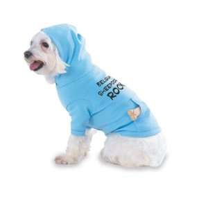 Belgian Sheepdogs Rock Hooded (Hoody) T Shirt with pocket for your Dog 
