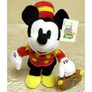   Plush Mickey Mouse Pacific Hotel Bellhop Bean Bag Doll Toys & Games