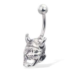  Devil belly button ring Jewelry