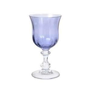    Mikasa French Countryside Blue Wine Glass: Kitchen & Dining