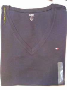 Tommy Hilfiger NWT Womens Short Sleeve V Neck Tee Shirt  