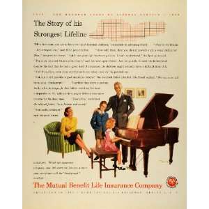 1945 Ad Analagraph Mutual Benefit Life Insurance 100th Anniversary 