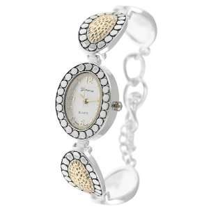  Geneva Womens Platinum Toggle Watch: Jewelry