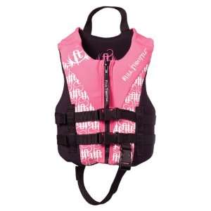  Full Throttle 1461PNK99 Pink/Black Child Flex Back Vest 
