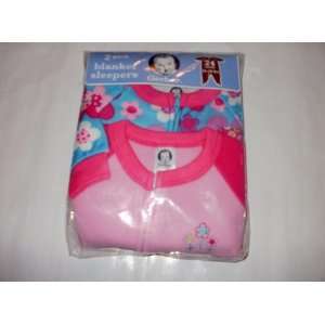   Pack Footed Pajamas Blanket Sleepers 24 Months  Pink & Floral: Baby