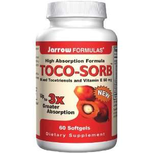  Jarrow Formulas   Toco Sorb, 150 mg, 60 softgels Health 