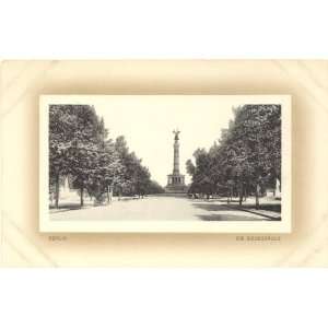   Vintage Postcard Die Siegessaule   The Victory Column Berlin Germany