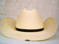 NEW STETSON 1000X STRAW COWBOY HAT 7 1/4  