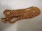 22K Yellow GOLD Solid 28 HEAVY Rope DC Chain *RARE*
