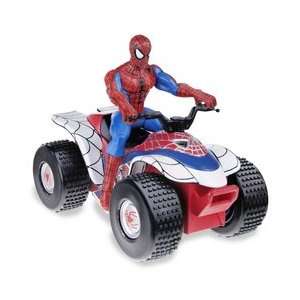    Spider Man Bump N Go Vehicle   ATV 4 Wheeler Toys & Games