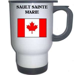  Canada   SAULT SAINTE MARIE White Stainless Steel Mug 