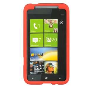  AT&T HTC Titan Silicone Skin Soft Phone Cover   Red: Cell 