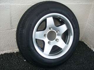 ALUMINUM Trailer Wheel 4.80 12 Tire LR C 4.80x12 5 bolt  