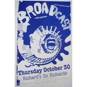  Pinback Vancouver Canada Original Concert Poster