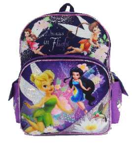 Tinkerbell Backpack Large School Bag Disney Fairies new  
