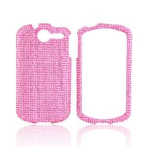   Pink Gems Bling Hard Plastic Shell Case Cover Crowbar Electronics