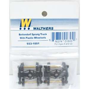  Walthers 933 1001 Bettendorf Sprung Trucks: Toys & Games