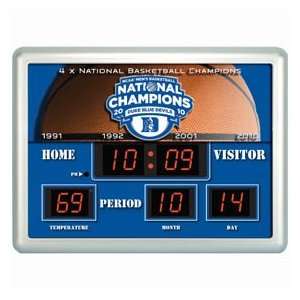   : Duke Blue Devils NCAA 14 X 19 Scoreboard Clock: Sports & Outdoors