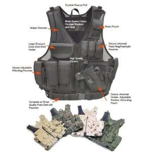  UTG Deluxe Tactical Vest Airsoft Gun Accessory   OD Green 