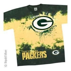    Green Bay Packers NFL FADE Tie Dye T shirt
