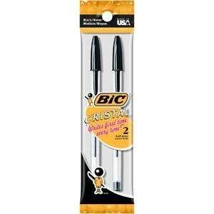  Bic Corporation MSP21BLK Cristal Pen: Office Products