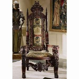  The Lord Raffles Lion Throne Chair: Furniture & Decor