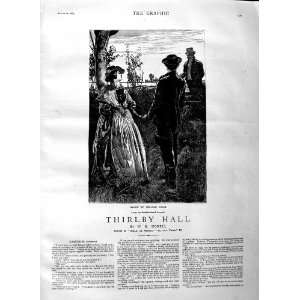  1883 ILLUSTRATION STORY THIRLBY HALL ROMANCE NORRIS: Home 