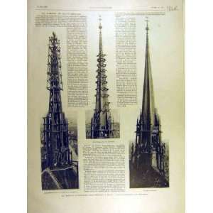  1896 Cathedral Saint Benigne Dijon Tower Moscow Fete: Home 