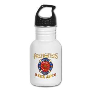   Water Bottle Firefighters Kick Ash   Fire Fighter 