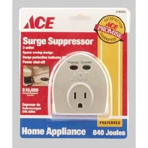  4 each Ace 3 Outlet Home Appliance Surge Suppressor 