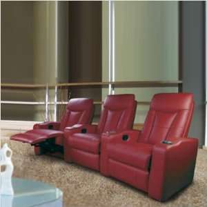  Union Square St Helena Two Seat Theater Set Red (600132 2 