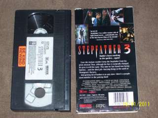 Stepfather 3   Fathers Day (VHS, 2000) Horror rare 031398550730 