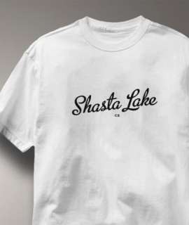 Shasta Lake California CA METRO WHITE Hometo T Shirt XL  