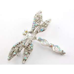   Crystal Vitrail Light Rhinestone Opal Body Pin Brooch Jewelry