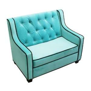  Newco Kids Tween Grand Sofa, Aqua/Choco: Baby