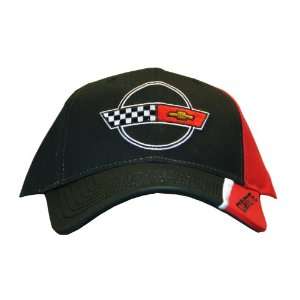  C4 Corvette Black and Red Hat: Automotive