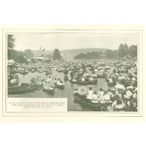   Print England Henley Boat Regatta on the River Thames 