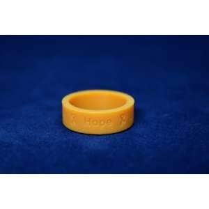  Orange Ribbon Silicone Ring (Retail) 