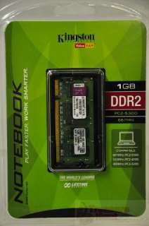 Kingston 1GB DDR2 667MHz Notebook RAM Rtl $34 740617092455  
