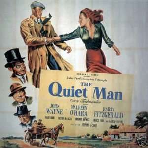  THE Quiet MAN Movie Poster John Wayne   Maureen Ohara 