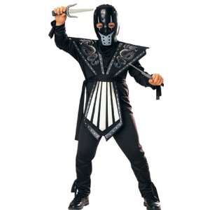    Black Ninja Child Costume and Mask (Small 4 6) Toys & Games