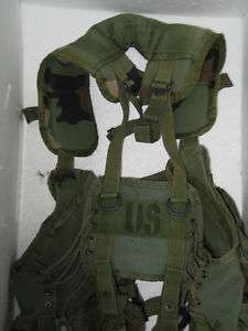 Military tactical LBV with e belt and alice keepers  