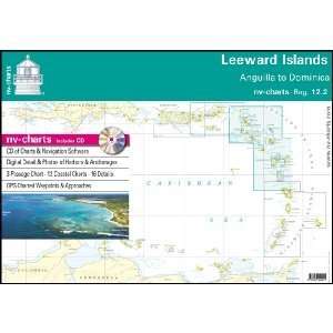 NV. Charts Leeward Islands Anquilla to Dominica   2011 
