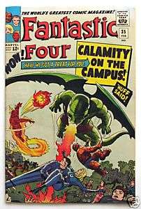   #35 1965 Silver Age Marvel Comic 1st Dragon Man Lee & Kirby  