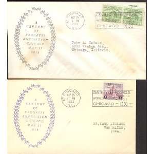   First Day Cover; Chicago; Century of Progress; Worlds Fair 1933